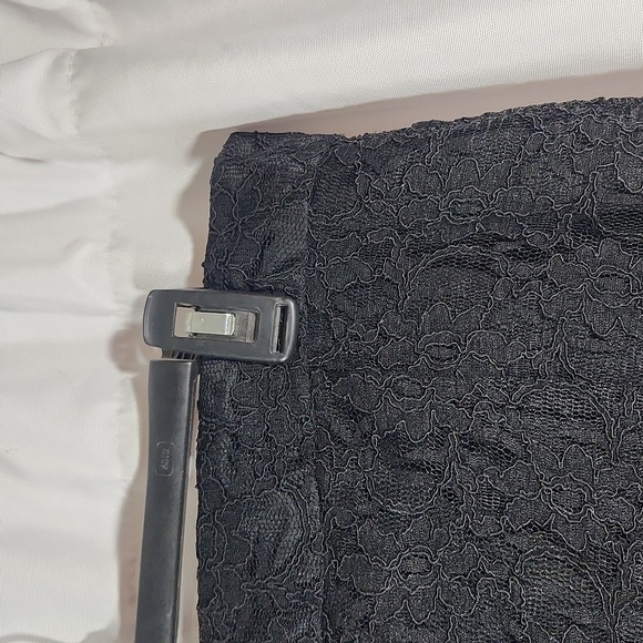 Black Lace mini skirt size 10 by Express - Picture 3 of 14